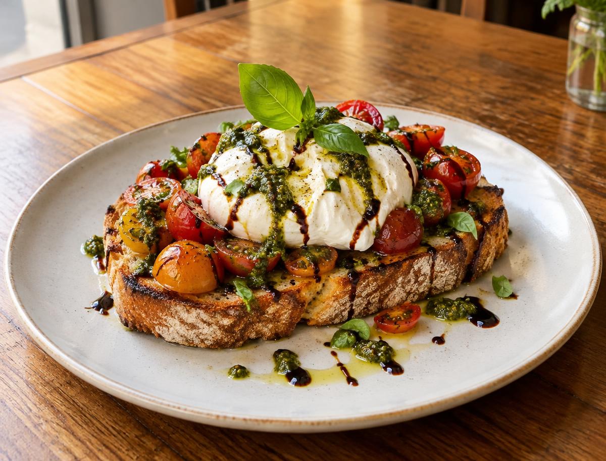 Toast burrata